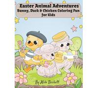 Easter Animal Adventure: Bunny, Duck & Chicken Coloring Fun for Kids