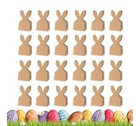 Easter Bags for Kids | 24 piezas Paper Bunny Ears - Easter Reusable Bags Candy Wrap | for Kids Birthday Holiday Party Favors Treat Goodie Cookie Chocolate Cake Postre Toy