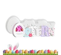 Easter Baking Molds Reusable Bunny Egg | Silicone Easy-Release Molds For Candle Making, Plaster, Wax, Clay, Resin, Soap, Spring Holiday, Home Arts & Crafts, Party Favors, And Easter Decor