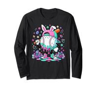 Easter Baseball Drip Bunny Sporty Easter Bunny Baseball Manga Larga