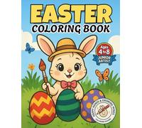 Easter Basket Stuffer | Easter Coloring Book for Kids ages 4 to 8: Bold and Easy Easter illustrations for Coloring, Controlled Scribbling and Doodling ... COLORING BOOK : HAPPY HANDS & GROWING MINDS)