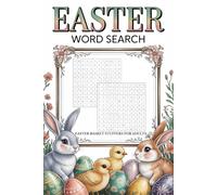 Easter Basket Stuffers for Adults: Word Search Book with 100 Stress-Relieving Puzzles for Men and Women, Answers Included