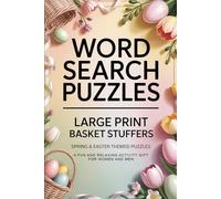 Easter Basket Stuffers: Word Search Puzzle Book for Adults | Large Print Spring & Easter Themed Puzzles | A Fun and Relaxing Activity Gift for Women and Men