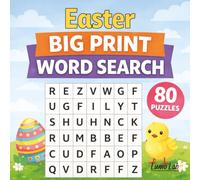 Easter Big Print Word Search: Large Letter Easter and Spring Puzzle Book (Easter Activity Books by Lumo Lab)