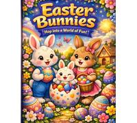 Easter Bunnies Coloring Book: Hop into a World of Fun!