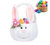 Easter Bunny Bag, Bunny Treat Bags, Easter Cookie Bags, Festive Tote Bags, Easter Gift Basket, Bunny Tote Bags, Holiday Treat Bags, Cartoon Easter Basket, Easter Carry Bag, Girl's Easter Tote,