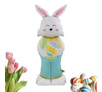 Easter Bunny Balloon - Outdoor Garden Balloon, 150cm Cute Aluminum Rabbit Party with Easy Inflate, Decorations Outdoor Garden Yard Porch, Patio Lawn Entrance Door Home, Holiday Fun Decor for Kids