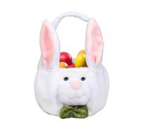 Easter Bunny Basket, Cartoon Bunny Bag, Soft Bunny Bag, Easter Treat Bag, Portable Egg Bag, Bunny Easter Basket, Holiday Decor, Easter Egg Bag, Bunny Basket Bag, Easter Holiday Decor, Long Eared
