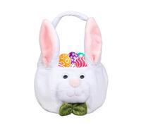 Easter Bunny Basket, Cartoon Bunny Treat Bag, Soft Easter Bag, Long Ears Bunny Basket, Portable Egg Hunting Bag, Easter Egg Basket, Bunny Treat Bag for Kids, Holiday Bunny Basket