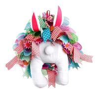 Easter Bunny Butt Wreath,Cute Funny Creative Rabbit Butt Festivals Garland,Handmade Bunny Spring Front Door Decoration Wreath for Window,Porch,Yard,Bedroom