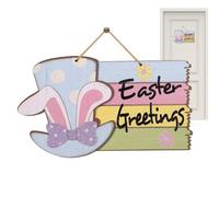 Easter Bunny Ear Welcome Decor, Wooden Bunny Ear Decorations, Spring Bunny Ear Decorations, Easter Holiday Wall Decor, Easter Bunny Ear Wall, Spring Holiday Decor for Home