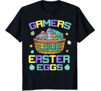 Easter Bunny Gamer Gaming Boy Love Easter Eggs Mens Boys Custom Gift T-Shirt, Long Sleeve, Sweatshirt, Hoodies(X-Large)