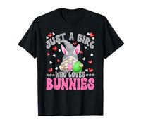 Easter Bunny GNOME Graphic For Just A Girl Who Loves Bunnies Camiseta