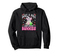 Easter Bunny GNOME Graphic For Just A Girl Who Loves Bunnies Sudadera con Capucha