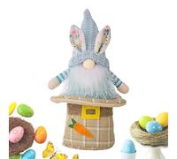 Easter Bunny Gnome, Pascua Gnomes Plush - Tomte Gnomes escandinavo relleno,Ornamentos de Rudolph de relleno de tomte escandinavo, decoración del hogar del festival para la chimenea del estante de la b