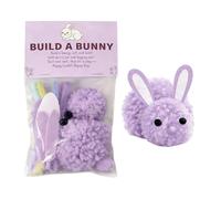 Easter Bunny Kit - Plush Rabbit Set, Easy Handmade Rabbit Crafts for Gifting, Build A Bunny Set, Holiday Craft Activity with Snap-Together Parts, Kids Craft Kit for Crafting Playing & Gifting