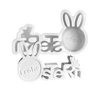 Easter Bunny Mold For Resin, Easter Rabbit Mold, Lindo Animal Head Shape Molds, Silicona Letter Molds For Easter, Cute Easter Bunny Mold For Resin Craft And Resin Art Projects For The Holiday Season