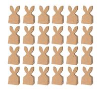 Easter Bunny Paper Gift Bags (24 Pack) | Paper, 17x10x7cm, Rustic | Rabbit Ear Candy Bags With Ribbon & Dried Flowers | Spring DIY Favor B́ags For Easter, Party & Holiday