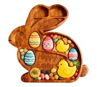 Easter Bunny Plates - Rabbit Shaped Cheese Tray - Bunny Serving Tray Charcuterie Board - for Party, Dinner, Food Christmas, Apartment, Housewarming and Kitchen Home