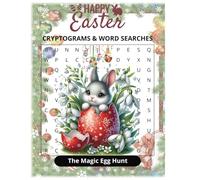 Easter Bunny Riddles: Large Print Puzzle and Cryptogram Books for Adults | Great for Relaxing Family Fun | Over 2000 Word Searches | 8.5 x 11 Size | 221 Pages with Solution Included.