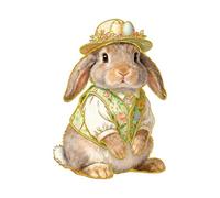 Easter Bunny Toilet Stickers, Wall Cling Decoration, Toilet Seat Cling with Adhesive Backing, Charming Bathroom Accessory with Easy Application, Home Decor for Window Door Holiday Party Bathroom