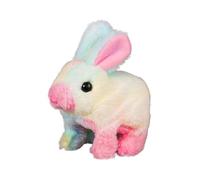 Easter Bunny Toy, Electronic Stuffed Animal, 7.08x7.48x3.54 Inches Rabbit Doll with Sound Action, Soft Plush Sleep Companion, Nap Buddy with Twitching Nose Design, Rabbit Plush for Boys and Girls