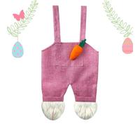 Easter Bunny Traat Bag, 46 x 25 cm Cloth And Velvet Candy Gift Pouch for Kids, Cute Party Favor Sack For Family Gatherings And Holiday Celebrations, Lightweight 55g Reusable Storage Tote