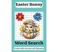 Easter Bunny Word Search: Easy-To-Read print, Easter Traditions, Easter Activities, Easter Bunnies & Much More | 50+ Puzzles | 6x9 Inches, 110 Pages | Great Easter Gift , Car Rides, Free Time