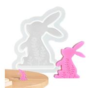Easter Candle Molds Silicone Animal Shapes - Rabbit Cat Resin Casting Mold Set, Epoxy Clay Plaster Craft Forms | Flexible Non Stick Design, Reusable Heat Resistant Material, Fine Detail
