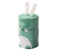 Easter Candy Box, Small Food Containers, 16cm Snack Storage, Lid-Sealed Snack Holders, Metal Holiday Decorative Jars, Party Favor Packaging For Seasonal, 4.13x4.13x6.3 Inches