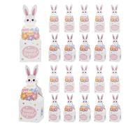 Easter Candy Boxes, Paper Bunny Spring Decor, 24 piezas Easter Snack Box Goodie Bags for Chocolate Kids Teens Boys Girls Family Home School Birthday Holiday, and Party Favors, Festive Seasonal