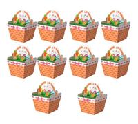 Easter Candy Paper Box - 10-Pack Treat Boxes | Empty Easter Bunny Goodie Boxes For Candy & Small Gift, Perfect For Home, Office, School, Apartment, Festival, Family Nights, Friend Gatherings