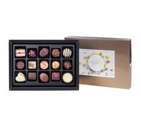 Easter ChocoPostcard Midi - Praline - 15 uova di Pasqua al cioccolato con cartolina | Uova di Pasqua | cioccolatini pasquali | Regalo di Pasqua | cioccolato pasquale | Adulti | Regalo | uomini | Donne