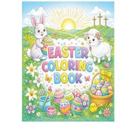 Easter Coloring Book: Coloring Book with an Easter theme for all ages|8.5x11 inches, 1-sided, 72 pictures