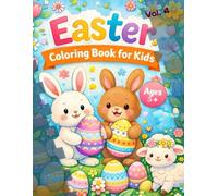 Easter Coloring Book for Children age 5+, Vol. 4: 20 Simple Easter & Spring Designs, Big Simple Images for Kids 5+, Single-Sided Pages, 8,5"x11" (Ausmalbilder für Kleinkinder ab 2 Jahre)