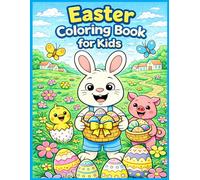 Easter Coloring Book for Kids: 110 Full-Page Cute Comic-Style Coloring Pages with the Easter Bunny, Eggs, Spring Animals & Magical Adventures - ... Ages 4-8 (Little World - English Adventures)