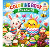 Easter Coloring Book for Kids Ages 3-5: Cute Bunnies & Easter Eggs | 25 Simple and Fun Coloring Pages for Toddlers and Preschoolers