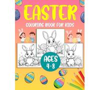 Easter Coloring Book For Kids Ages 4-8 Years Old: 65 Fun, Bold & Simple Easter Designs | Easy & Adorable Coloring for Kids & Girls!