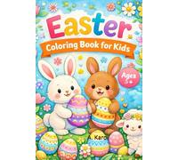 Easter Coloring Book for Kids Ages 5+: 20 Simple Easter & Spring Designs, Single-Sided Pages, Perfect for Kids age 5+ (Ausmalbilder für Kleinkinder ab 2 Jahre)