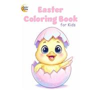 Easter Coloring Book for Kids: Cute Bunnies, Lambs, Ducklings, Chicks & Easter Eggs for Ages 3-8 (Amber Moon Holiday Coloring Books)