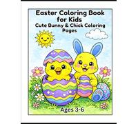 Easter Coloring Book for Kids: Cute Bunny & Chick Coloring Pages