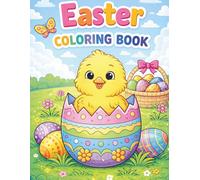 easter coloring book for kids: easter coloring book for kids 26 easy and fun easter coloring pages for kids ages 3-6