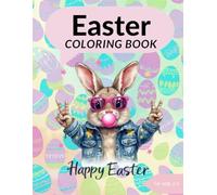 Easter Coloring Book for Kids: Easy & Funny Colouring for Children | Happy Easter with Bunny | Gifts for Kindergartener Toddlers & Preschool