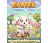 Easter Coloring Book For Kids: Unicorn, Fairy, Mermaid, Princess & More : Cute and Magical Illustrations to Color, Large, Easy and Fun - Perfect Gift or Basket Stuffer