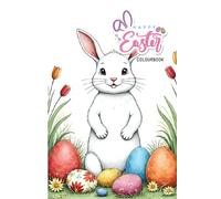 Easter Colouring Book for Kids Ages 4-8: Fun and Easy Easter Egg Designs and Spring Holiday Activities