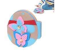 Easter Craft Kit, DIY Egg Shape Book, Felt Handmade Activity Toy, Cute Easter Craft Decoration Set for Kids Boys Girls Children Preschool Kindergarten Creative Learning Toy Home Travel Activity