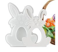 Easter Craft Mold - Silicone Material 14.2cm Length, Bunny Crafting Tool, Spring Theme | Flexible Gypsum Resin Mold, Reusable, DIY Holiday Project For Cement, Clay, Resin, Concrete