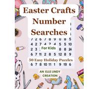 Easter Crafts Number Searches: 50 Easy Holiday Puzzles for Kids (Large Print)