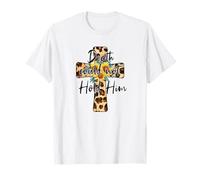 Easter Cross with Sunflower Decor For Blessed Christian Mom Camiseta