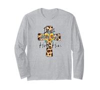 Easter Cross with Sunflower Decor For Blessed Christian Mom Manga Larga